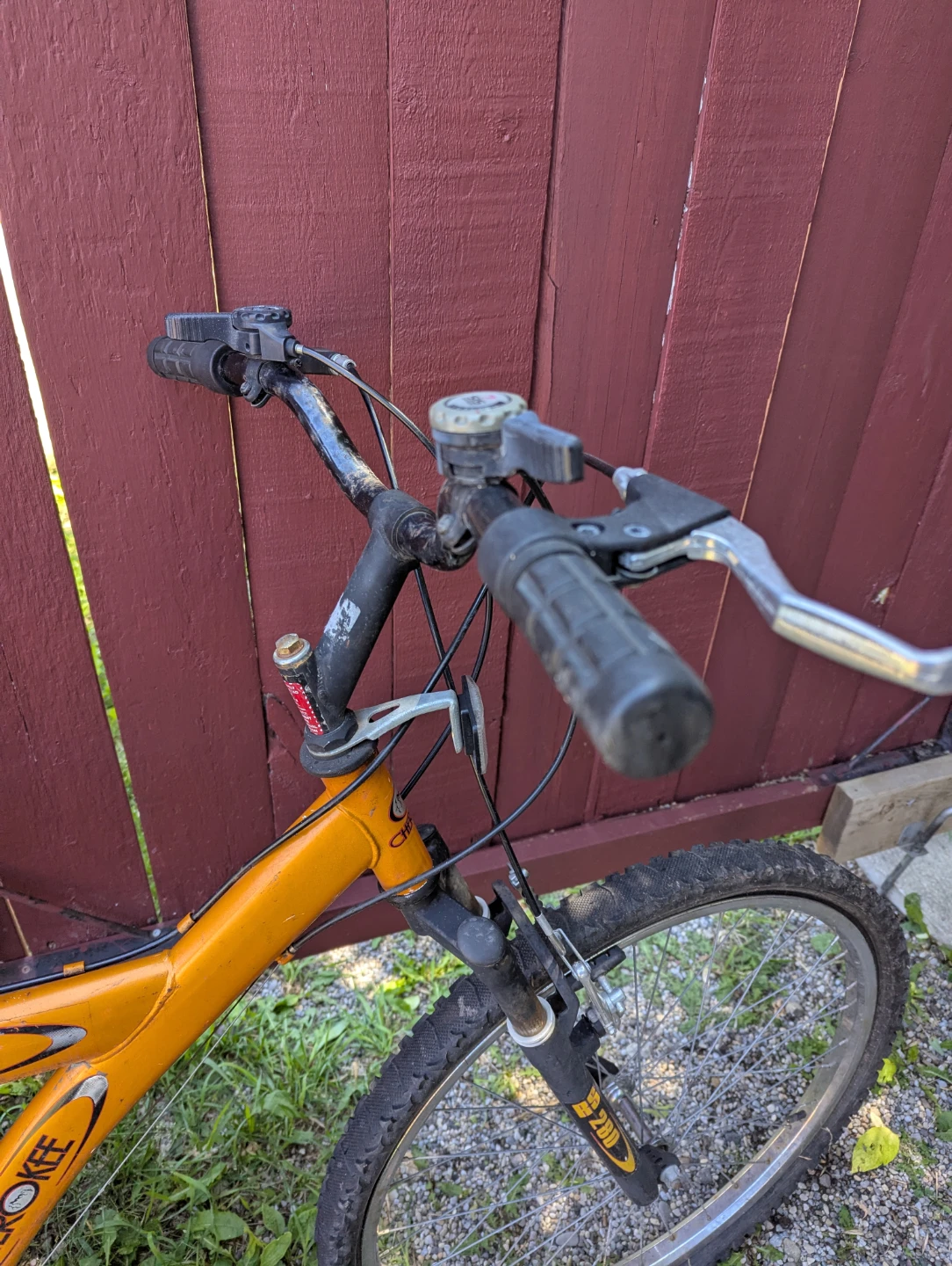 Orange Cherokee Mudslide Mountain Bike