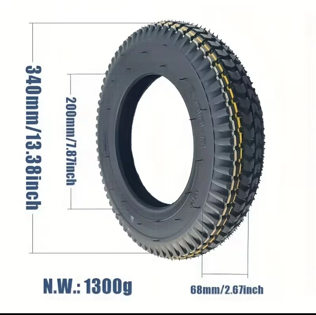 13x7-6 Tire with Inner Tube for Scooter/Go-Kart