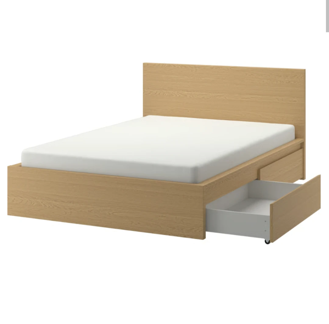 IKEA Bed Frame with Storage Drawers
