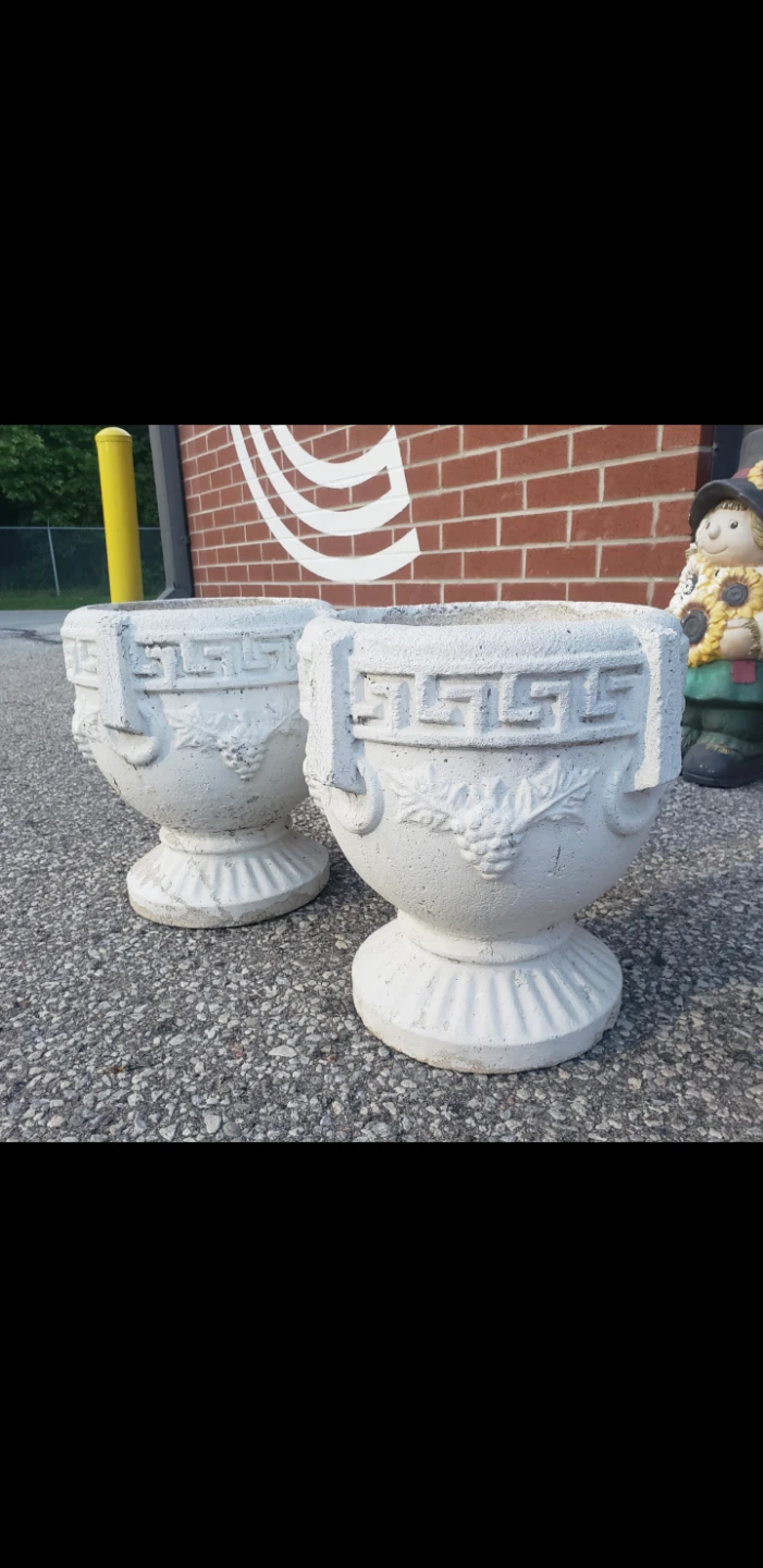 Concrete Garden Urns
