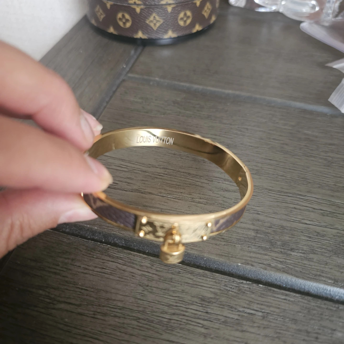 Louis Vuitton Lock Bangle - photo 3