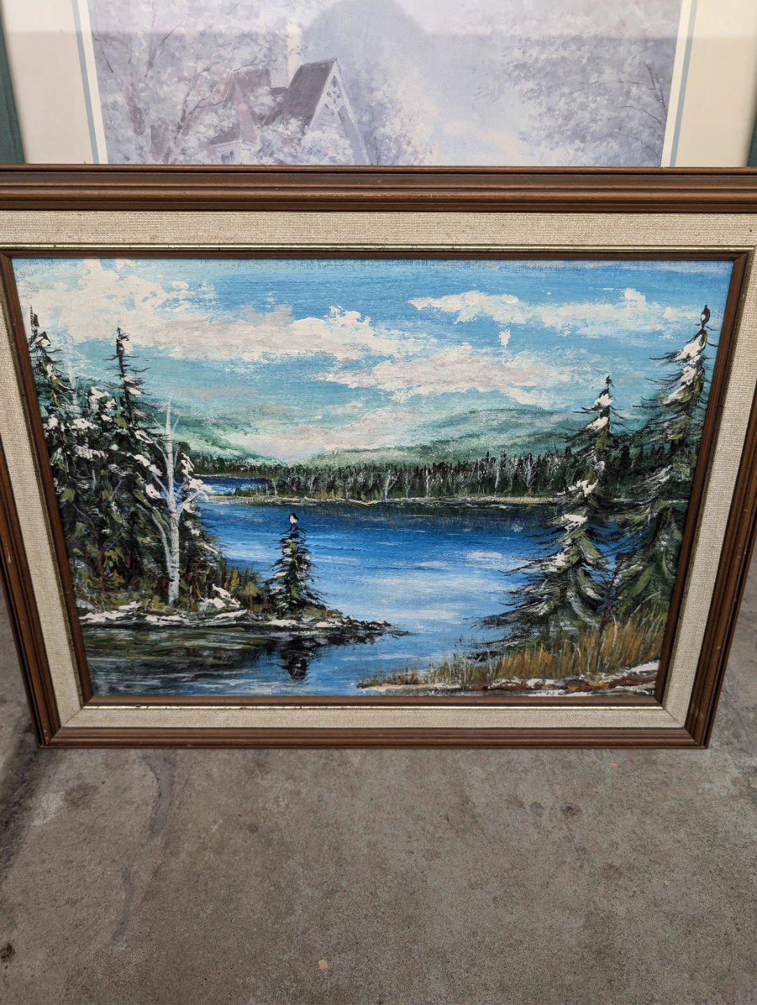 3 beautiful oil paintings and 3 pictures - photo 5