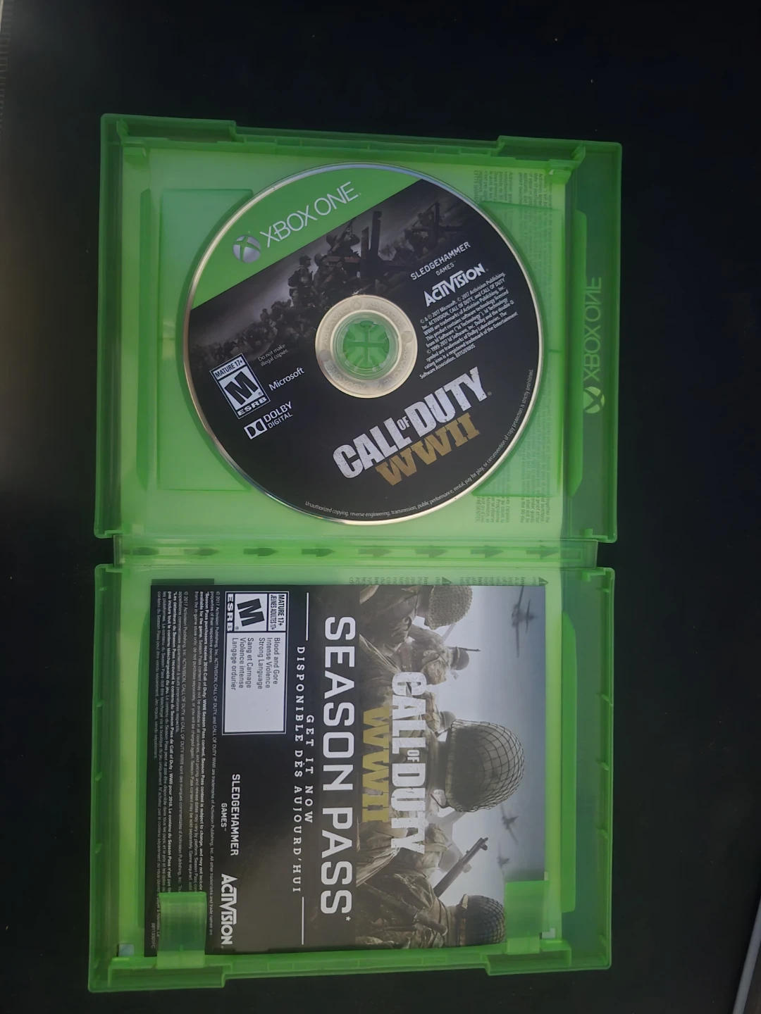 Call of Duty WWII Xbox One Video Game - photo 3