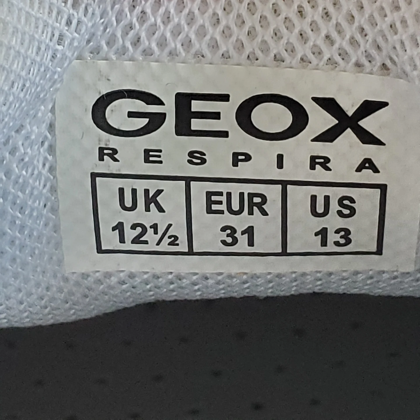 Geox Washiba Leather Sneakers, Kids, EUR 31 (US 13) - photo 4