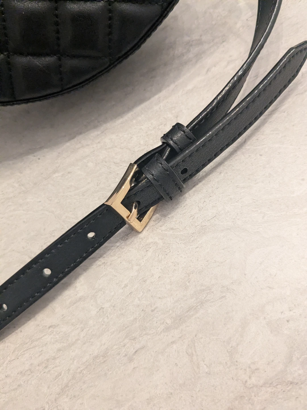 Ted Baker Authentic Black Quilted Round Crossbody Bag - photo 4