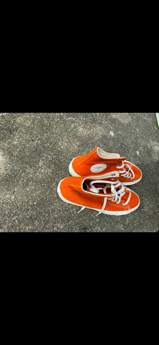 Orange Converse Chuck Taylor All Star High Top Sneakers - photo 2