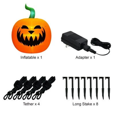 New outdoor huge 12ft led Lighted Pumpkin Inflatable - photo 2