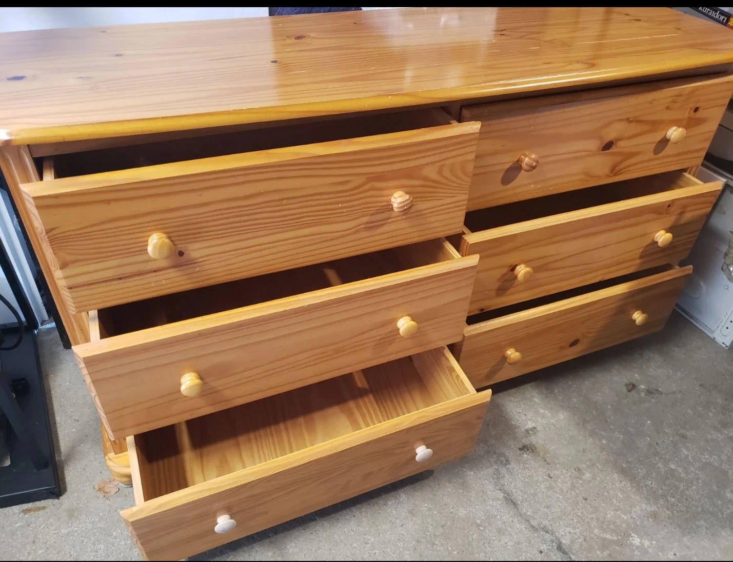 Solid Wood 6-Drawer Dresser - photo 2