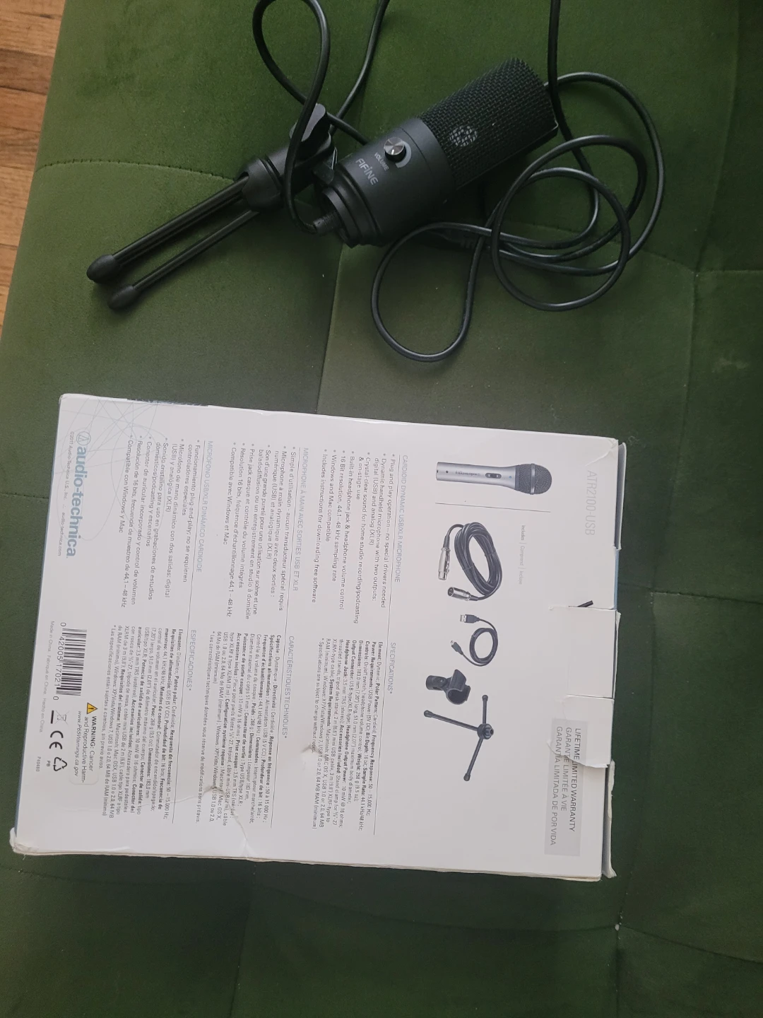 2 Mic Bundle - Audio-Technica ATR2100-USB & Fifine USB Mic - photo 2