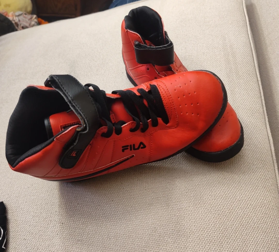 Red Fila High-Top Sneakers - photo 2