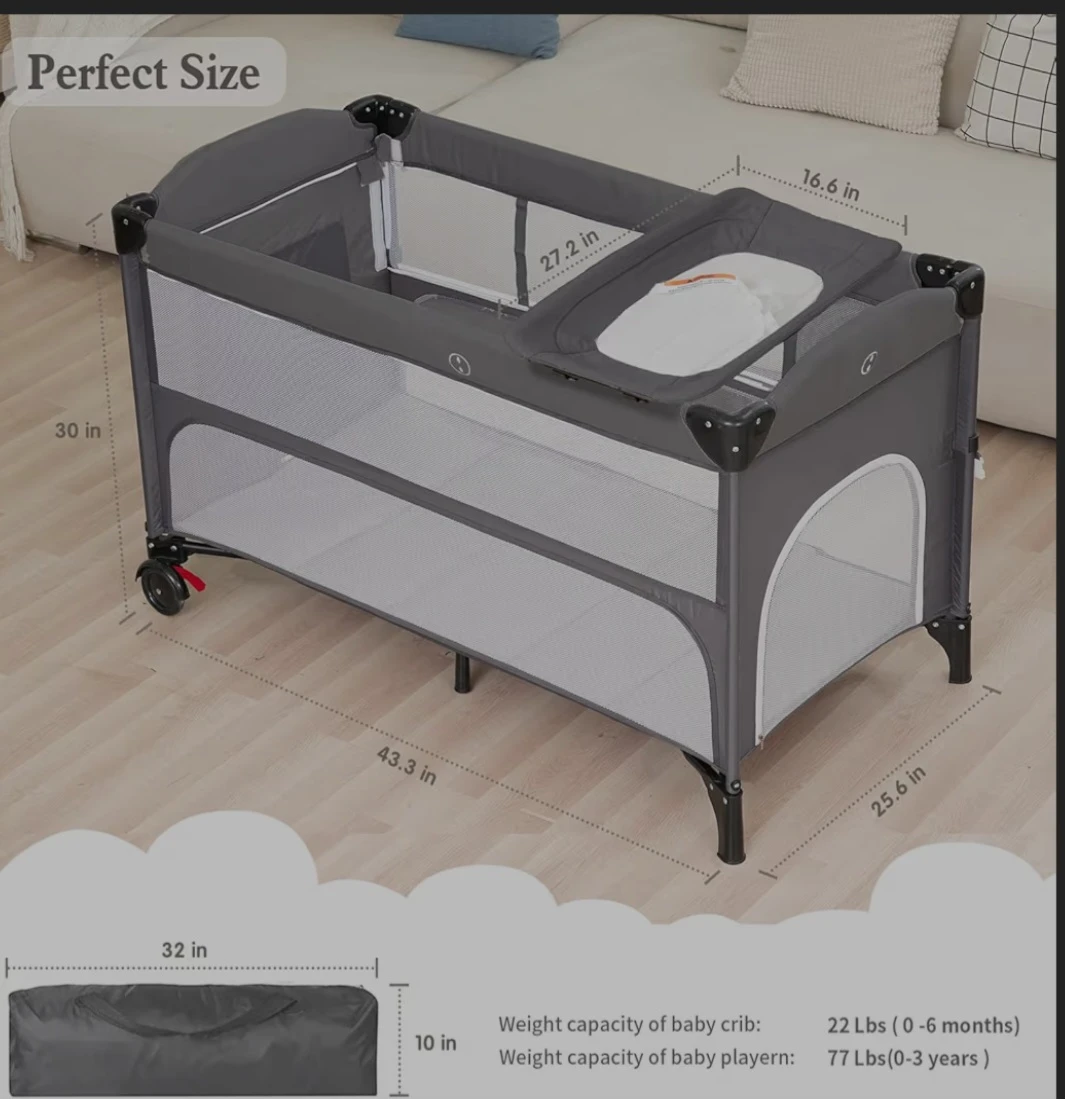 Baby bassinet and playard brand new