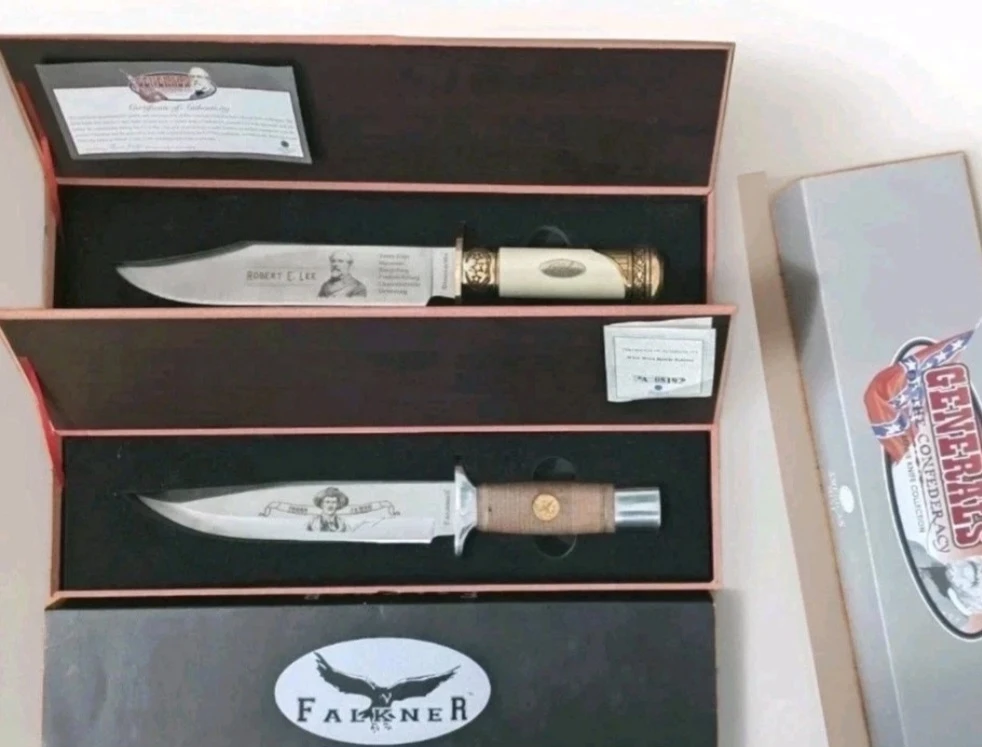 Falkner Bowie Knives - Robert E. Lee & James Special Edition Set