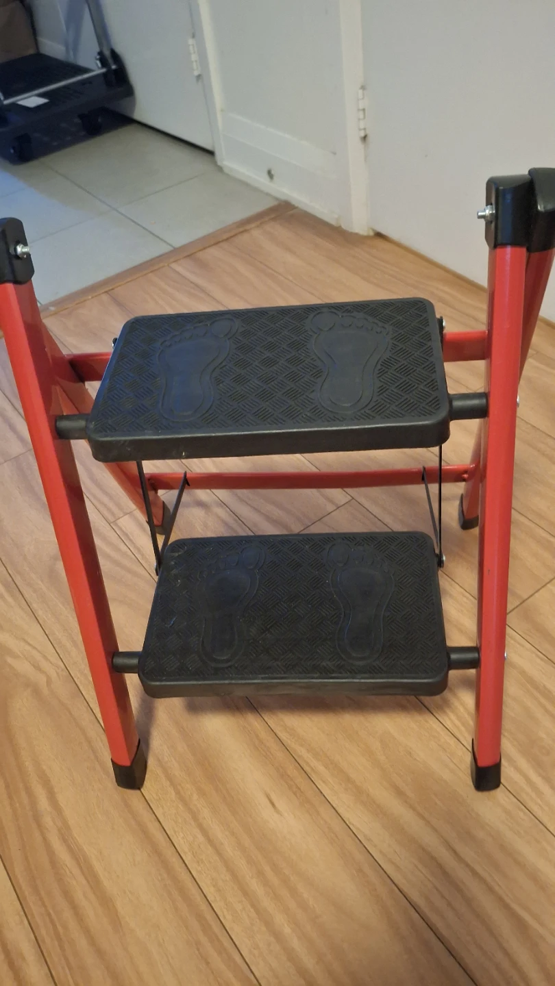 Two step folding step stool stairs - photo 3