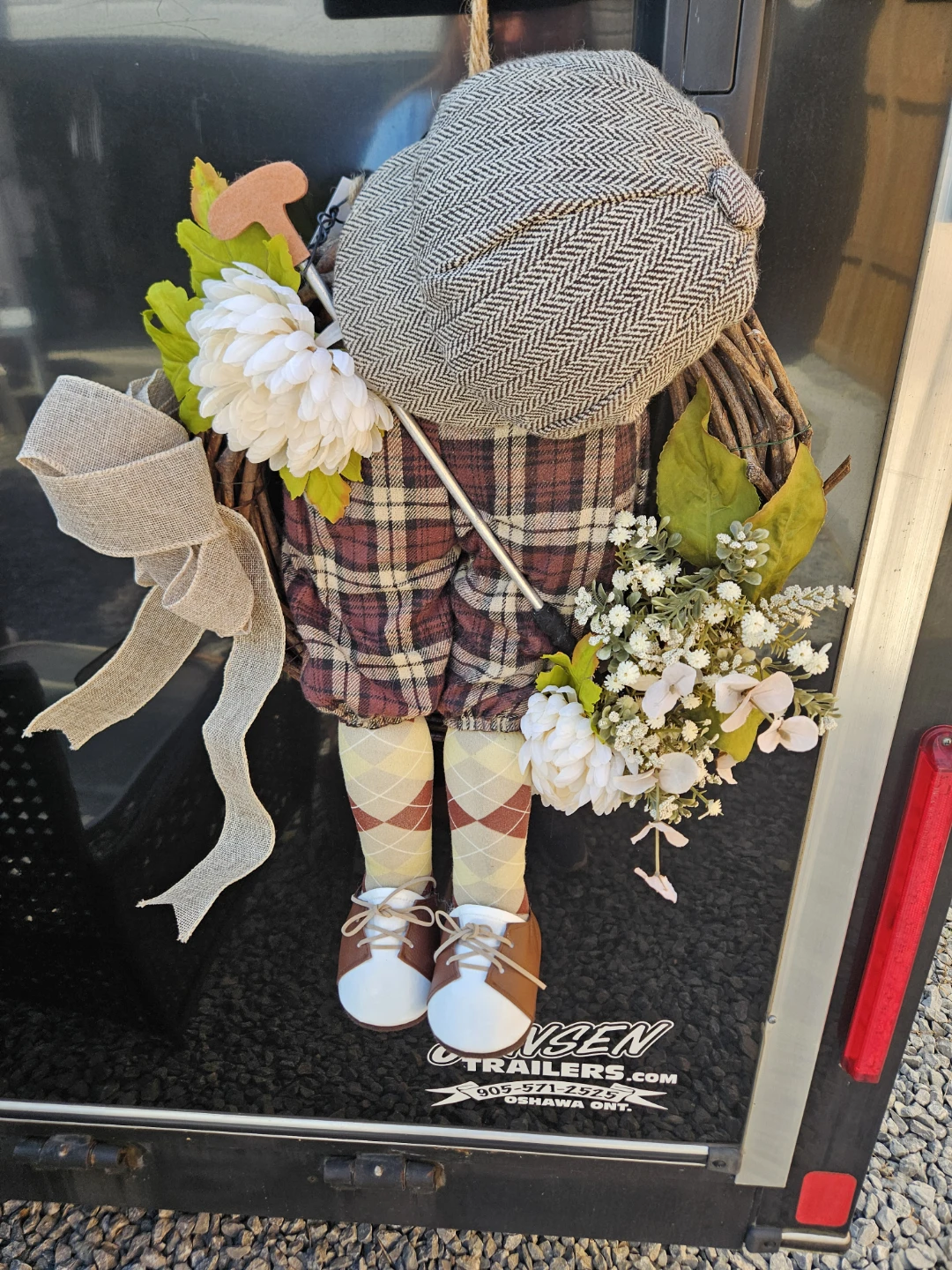 Decorative Golfer Wreath
