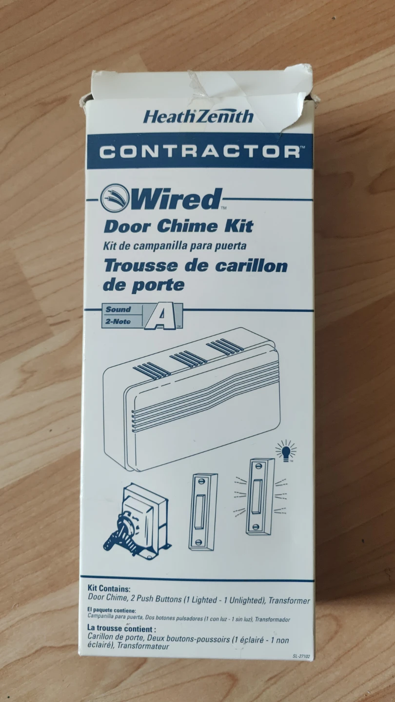 Heath Zenith Contractor Wired Door Chime Kit