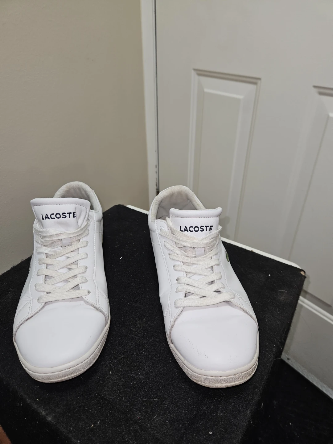 Lacoste White Leather Sneakers