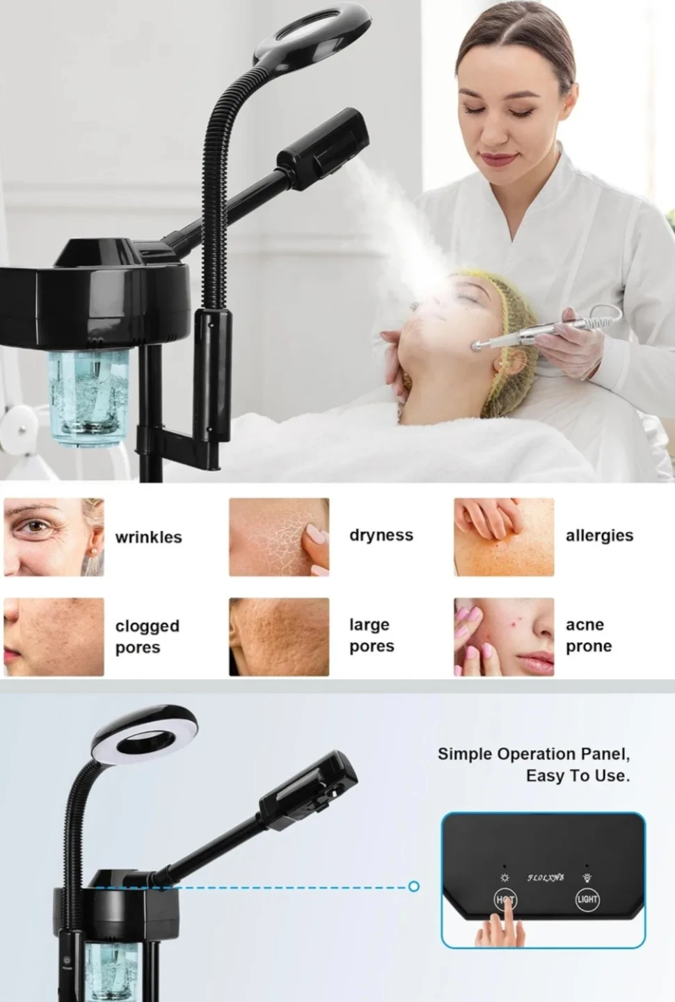 2 in 1 facial steamer professional - photo 3