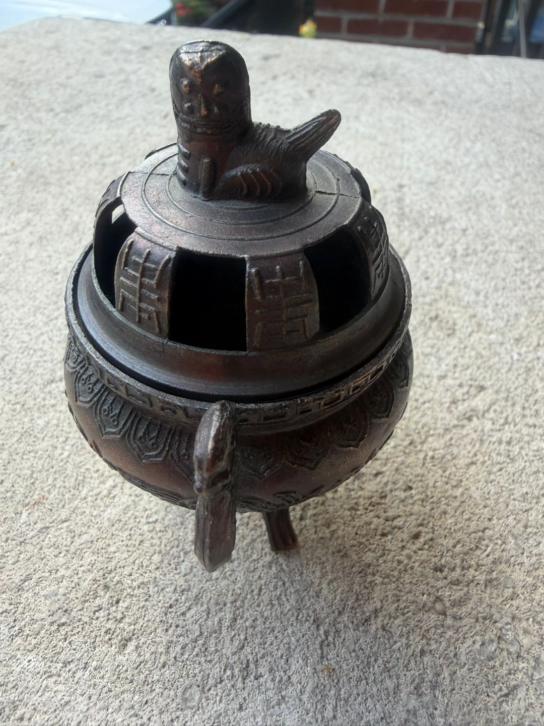 Vintage Metal Incense Burner - photo 2