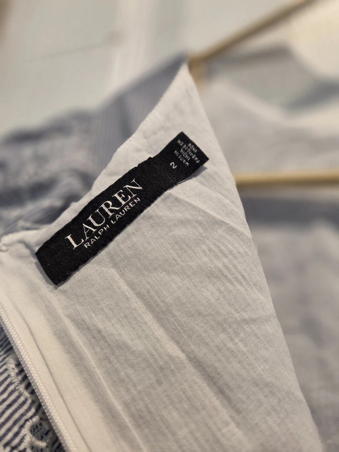 Lauren Ralph Lauren Striped Eyelet Dress Size 2 - photo 4