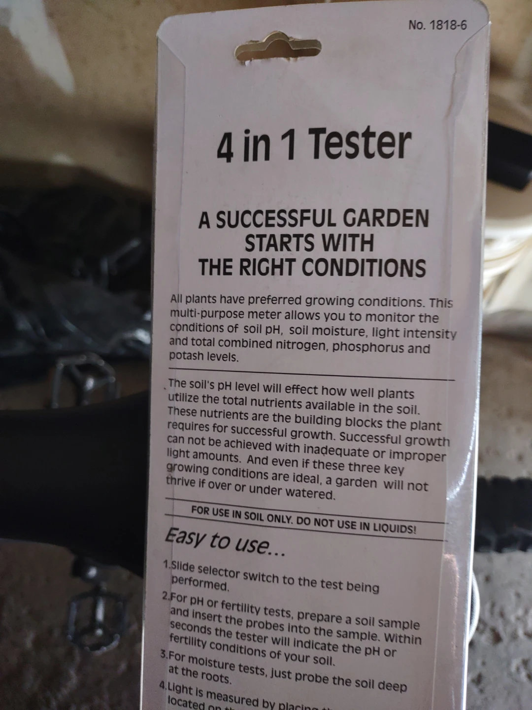RapiTest Soil 4-in-1 Tester - photo 2