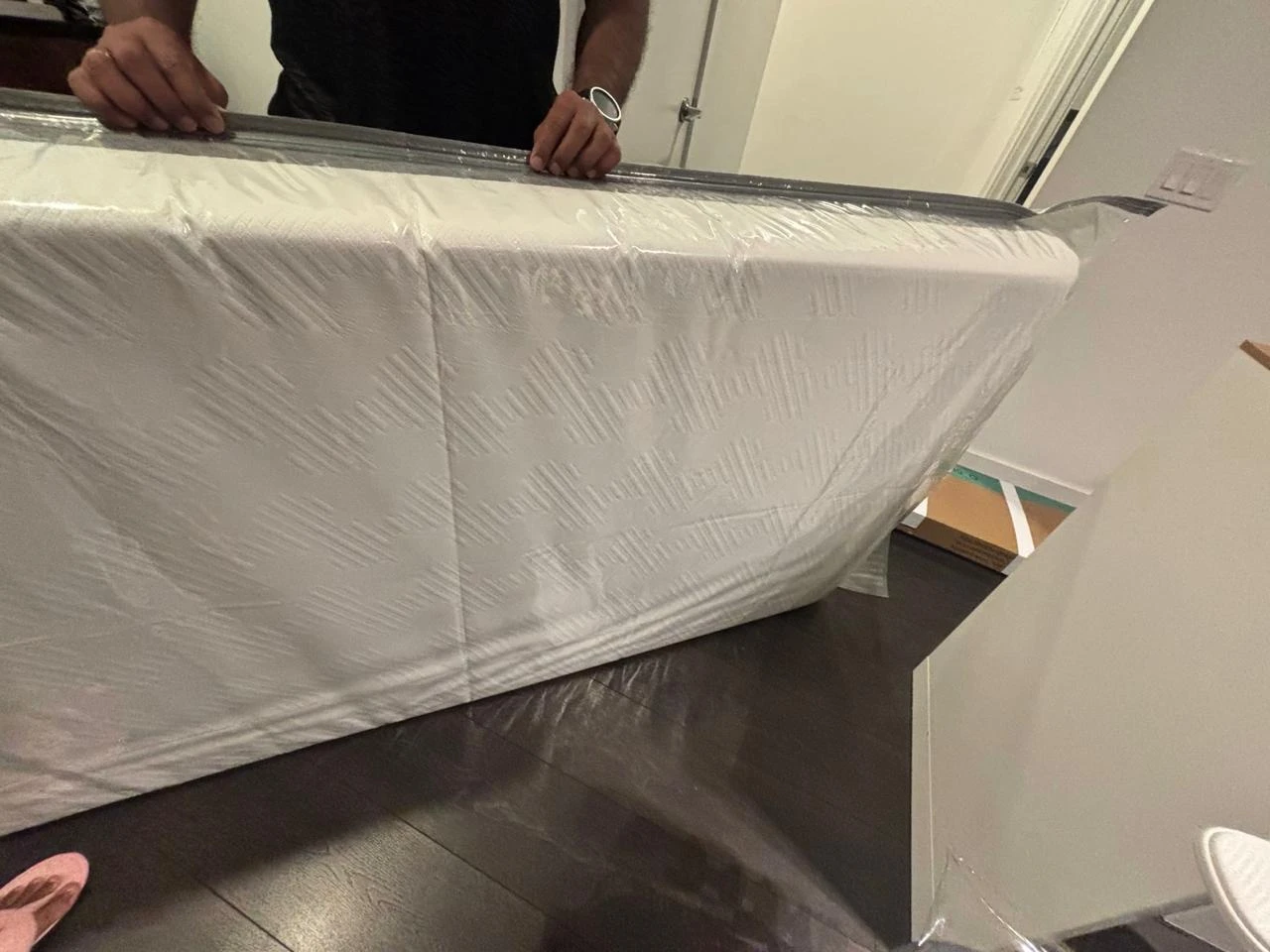 Twin Bed Frame with 10" Medium Gel Memory Foam Mattress - photo 4