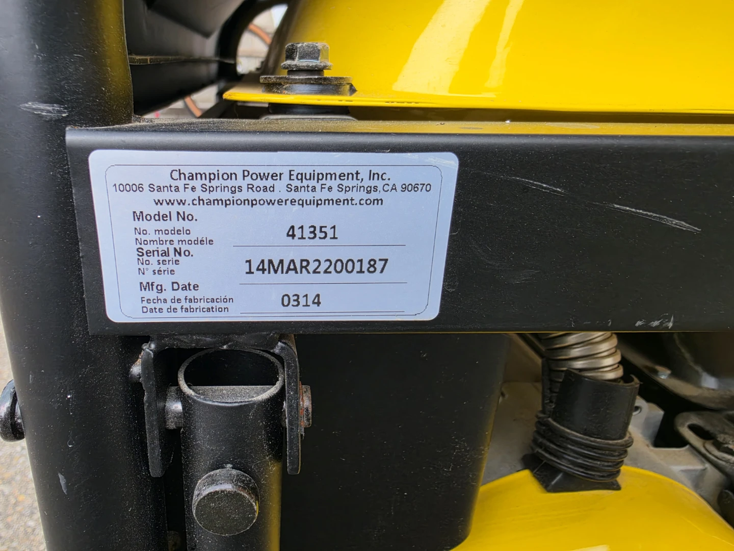 Power generator Champion 7800 Watt Generator - photo 5