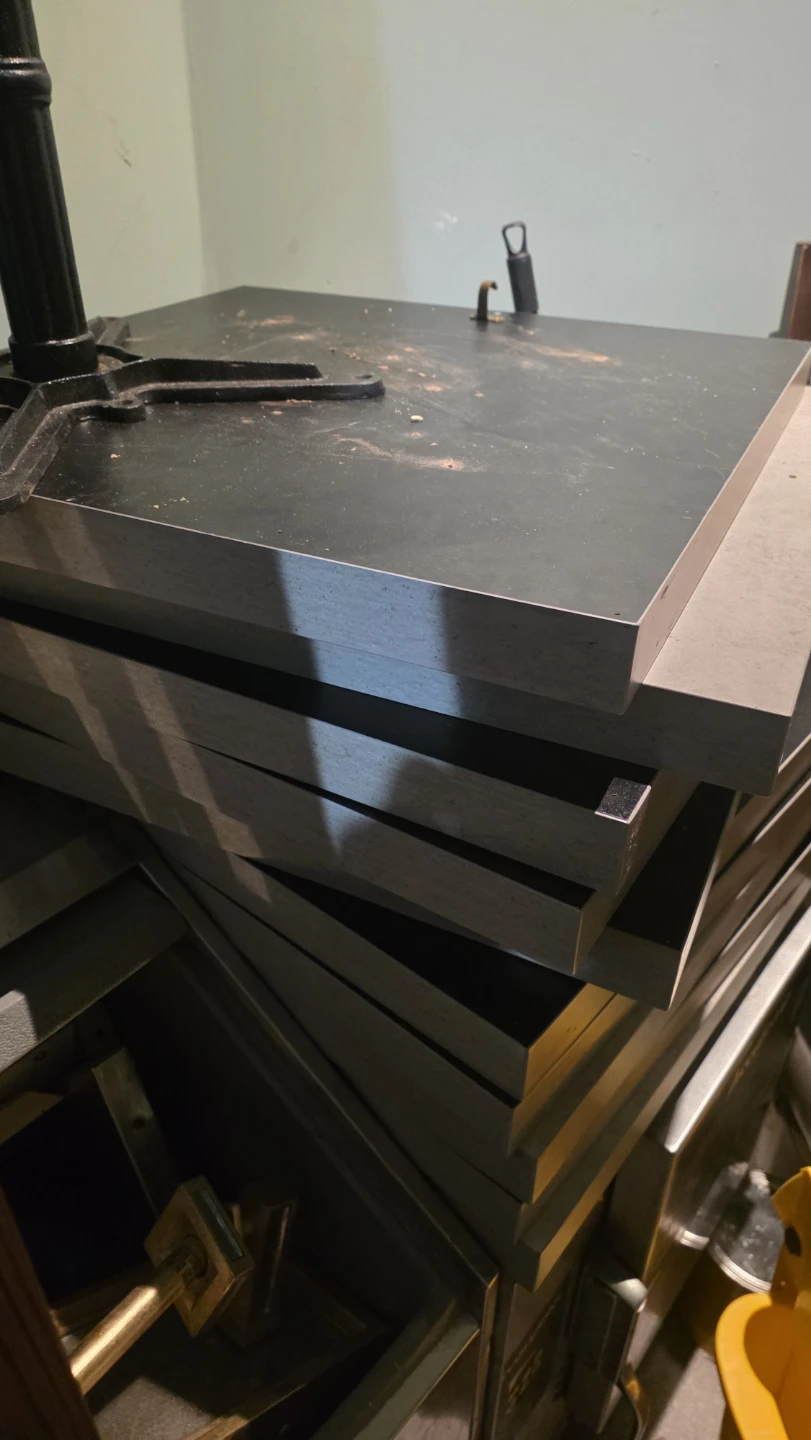 Stack of Slate Table Tops