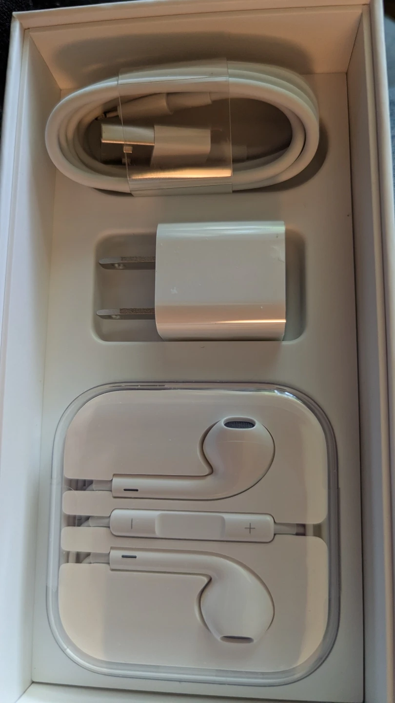 Apple EarPods and Charger