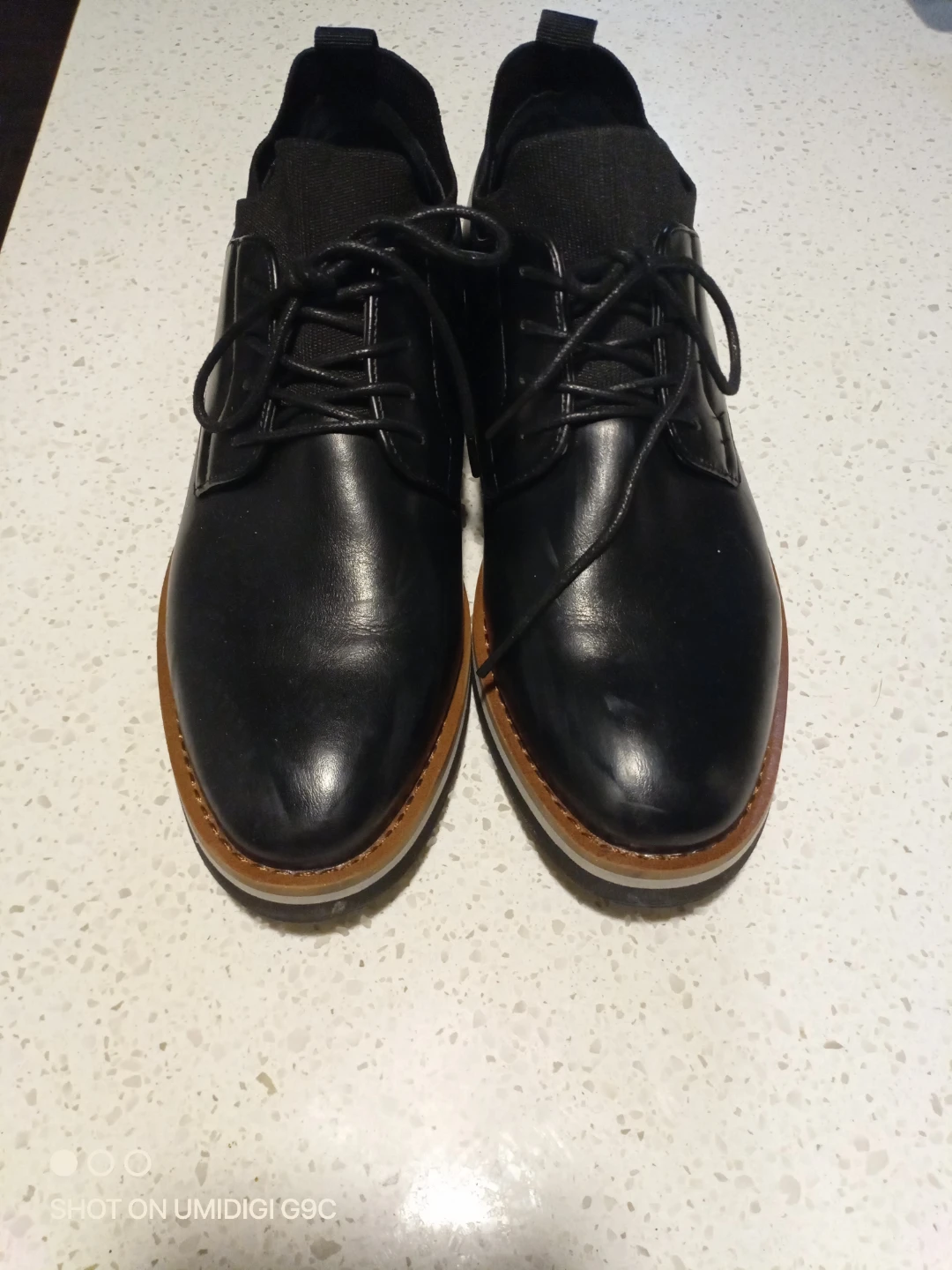 Bruno Marc Men's Black Oxford Dress Shoes