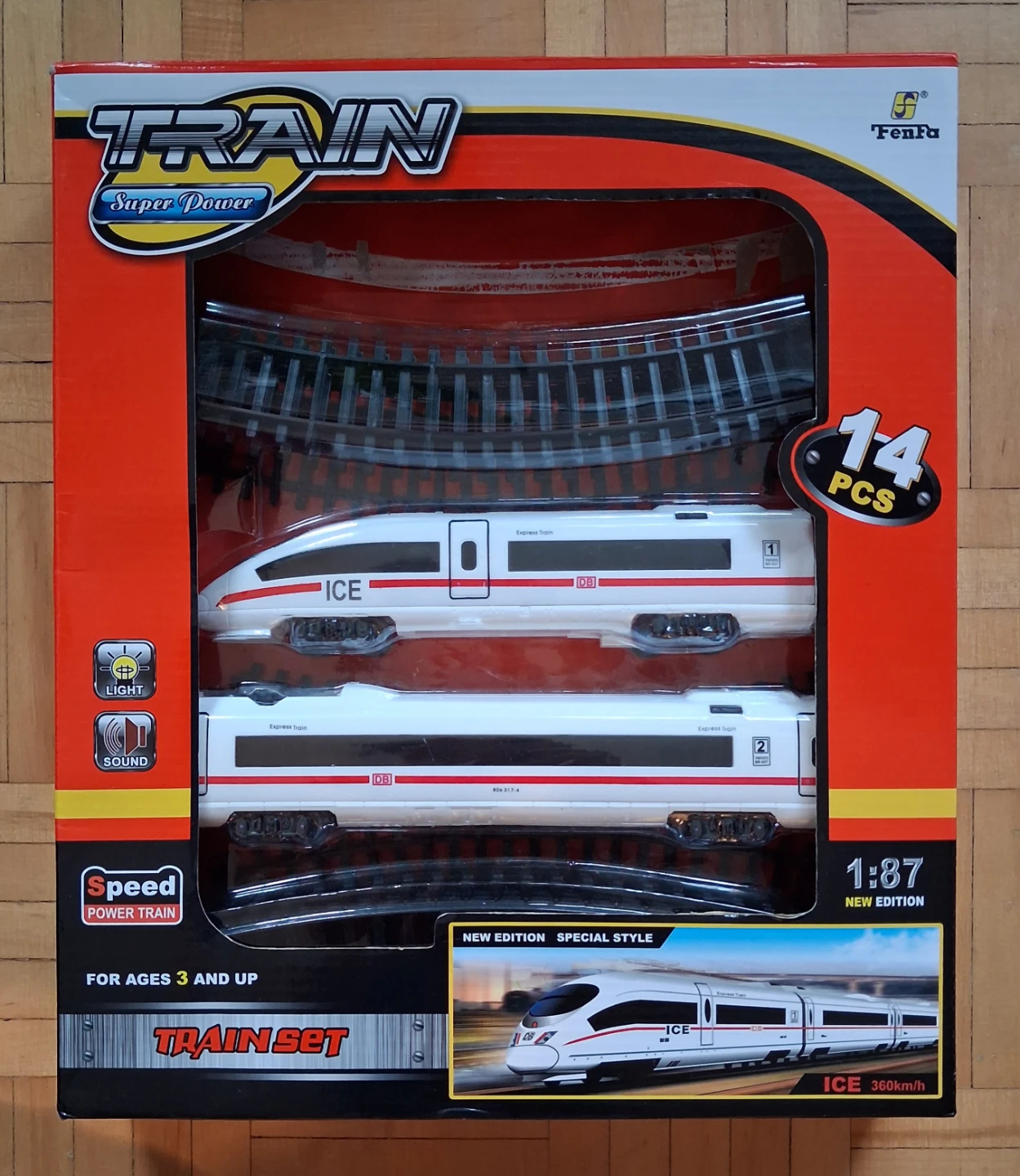 FenFu Train Set 1:87 Scale ICE Express Train