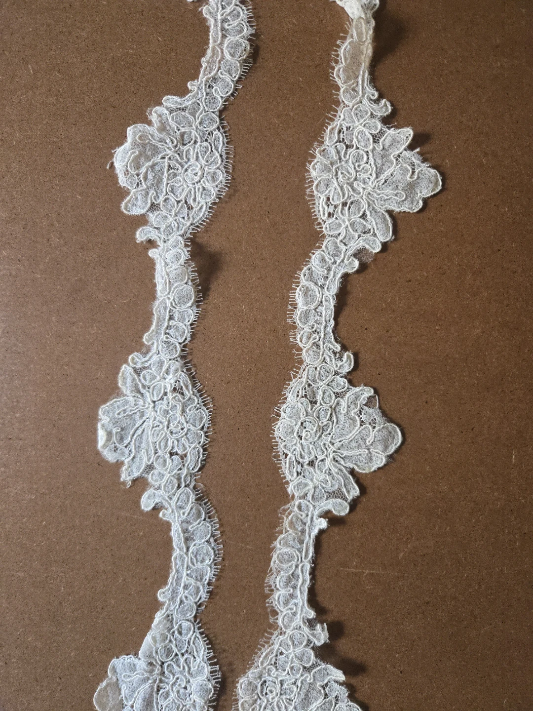 Ivory Alencon  Lace Trim