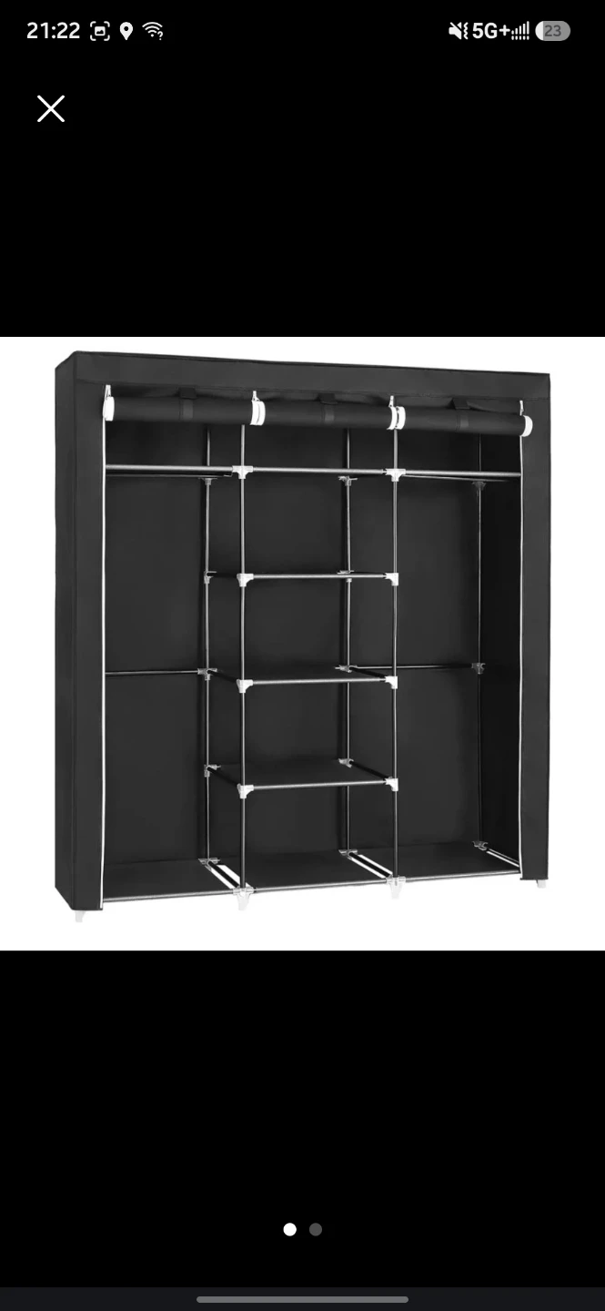 SONGMICS Fabric Wardrobe