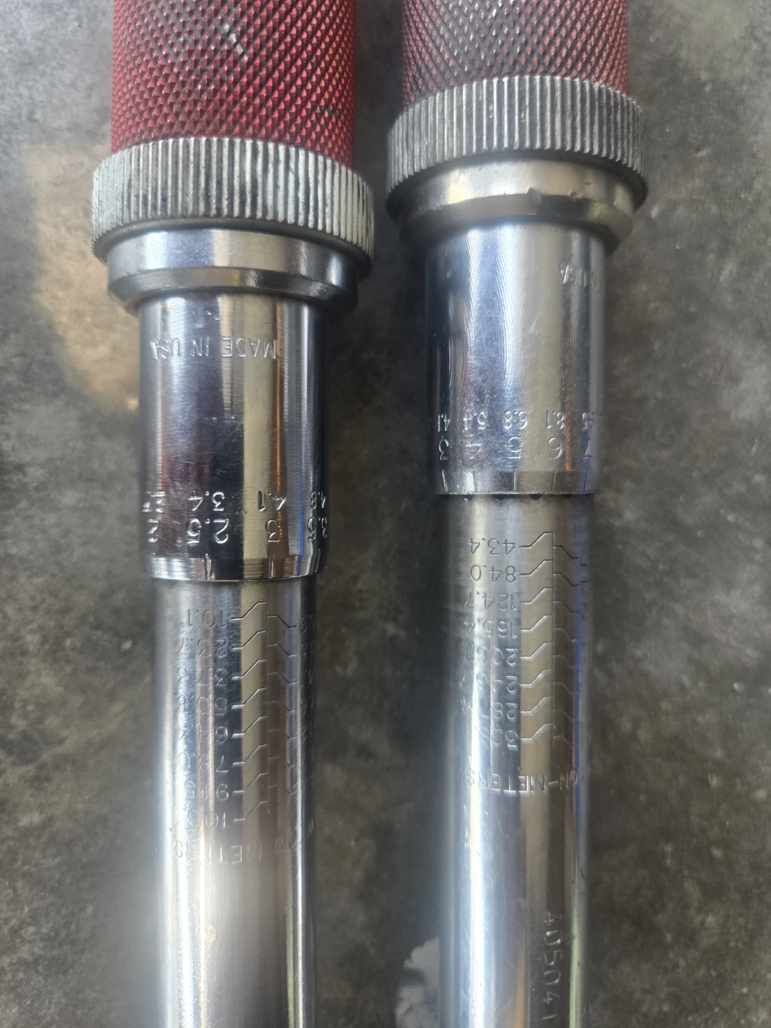 Mac Tools 1/2 and 3/8 Torque Wrenches