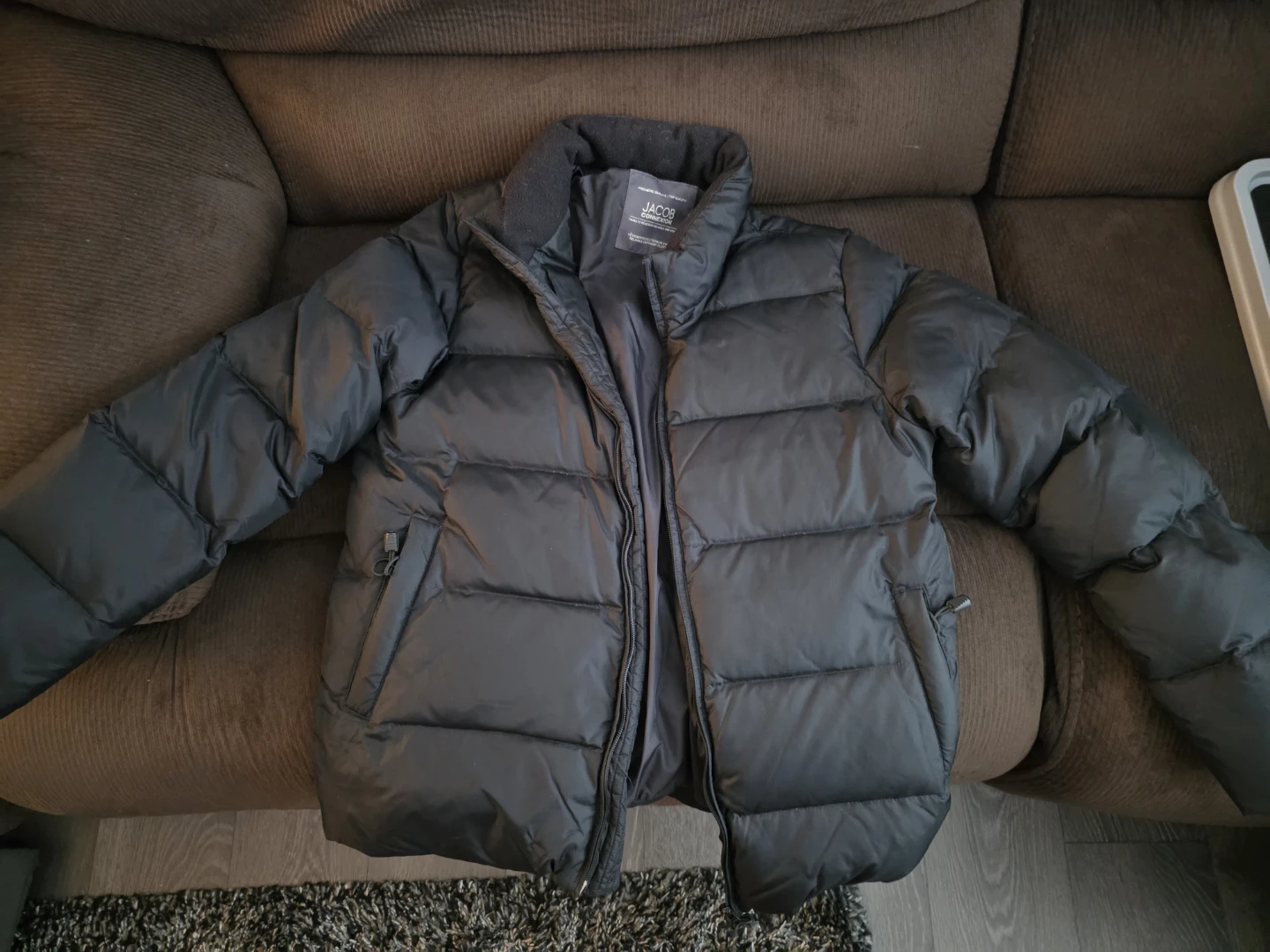 Jacob Connexion Black Puffer Jacket