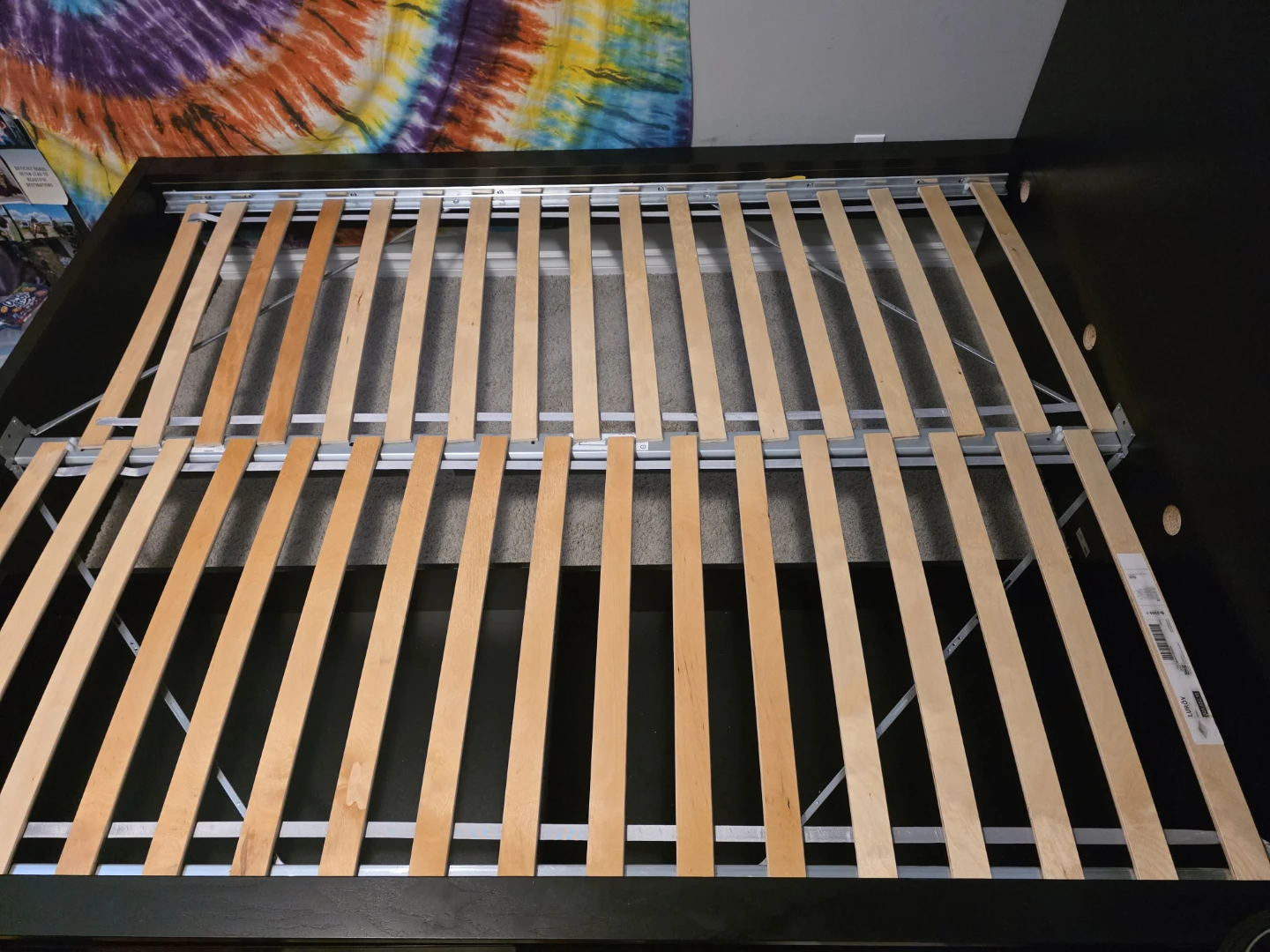 Ikea Queen Sized Bed Frame With Underbed Storage - photo 3