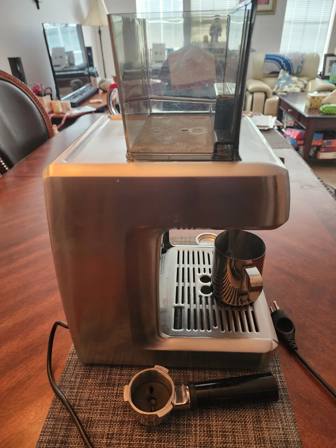 Breville Espresso Machine with Milk Frothing Pitcher - photo 2