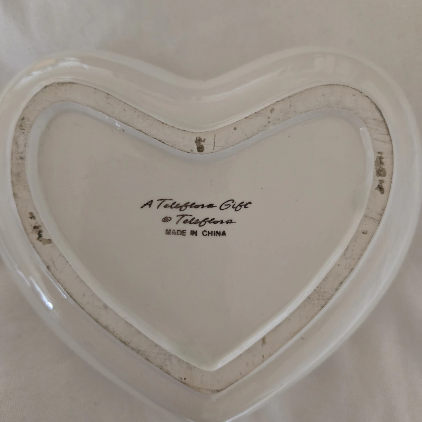 Heart Shaped Trinket Dish with Cherubs - photo 3