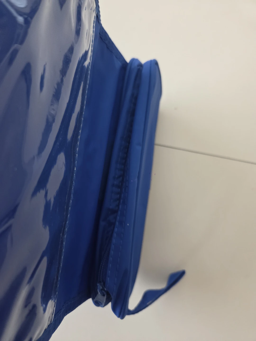 Toiletry travel (NEW)  blue nylon bag. Durable - photo 5