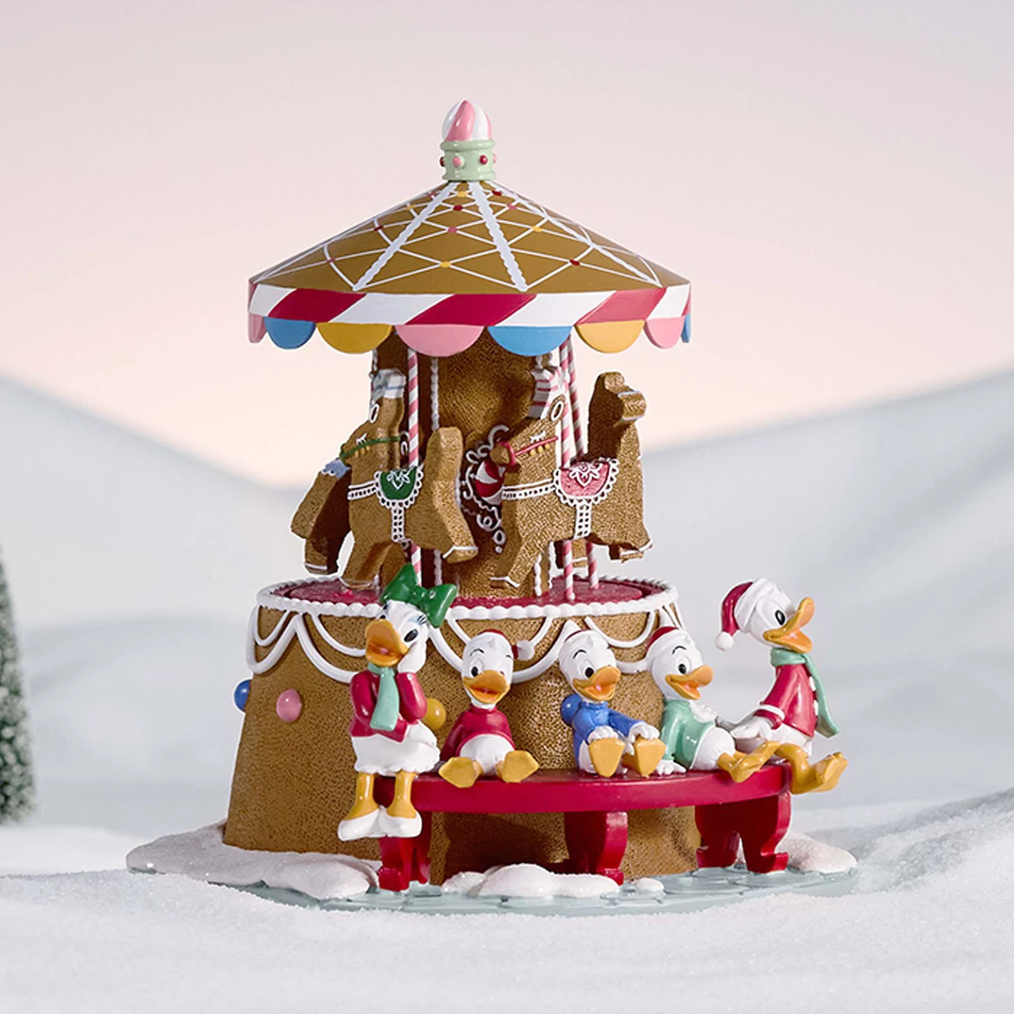 Disney Mickey & Friends Donald & Daisy's Gingerbread Carousel - photo 2