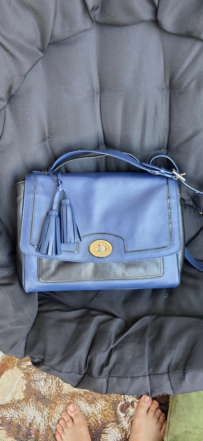 Autentic Coach Legacy Leather  Willis Flap bag - photo 2