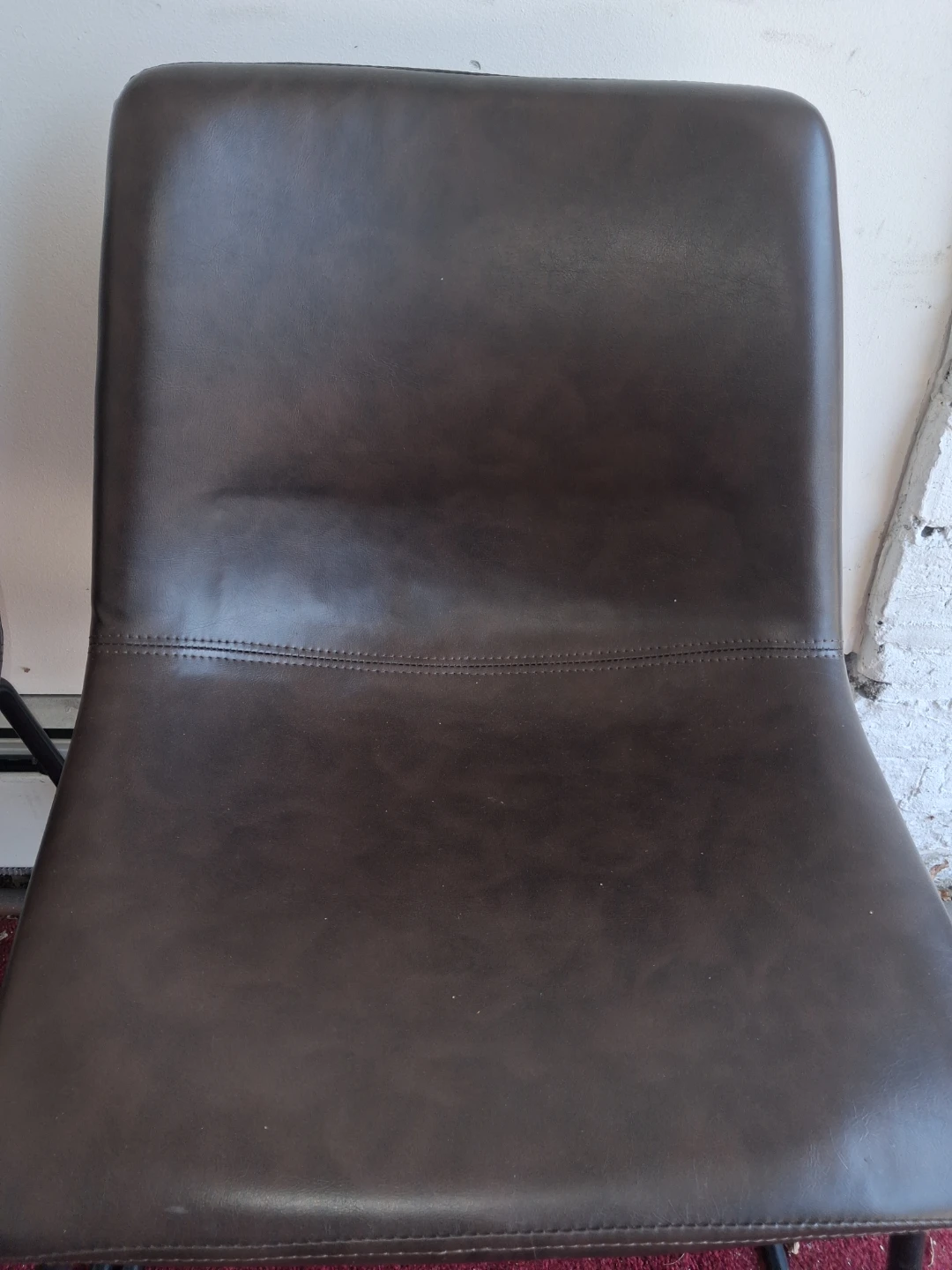 Dark Brown leather Chairs (Set of 2) - photo 4