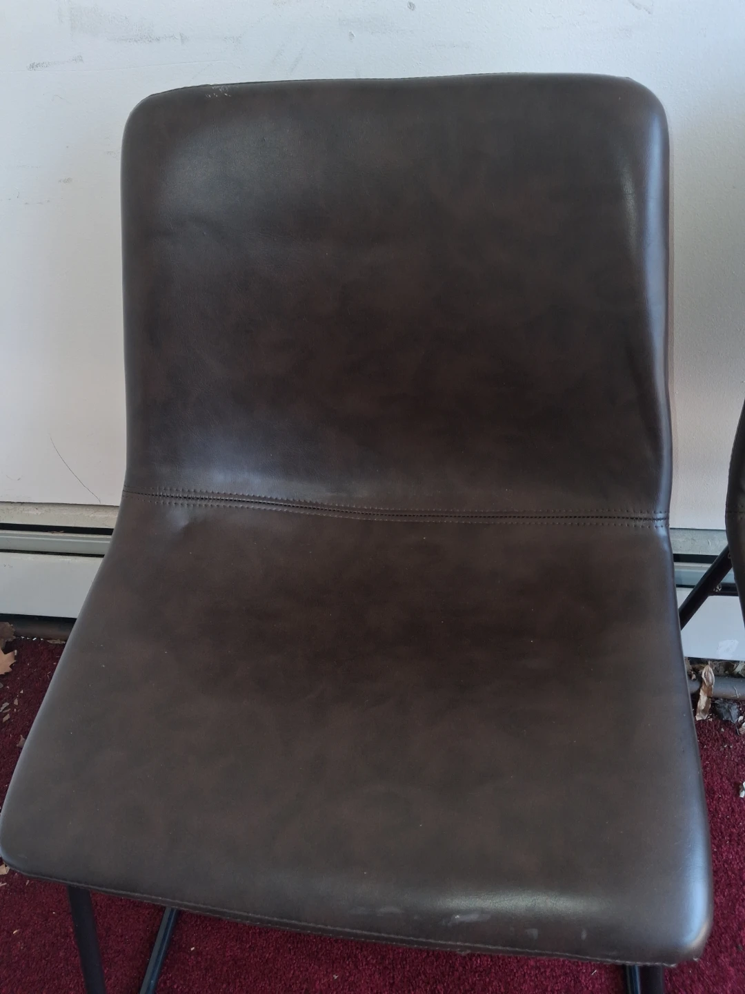 Dark Brown leather Chairs (Set of 2) - photo 5