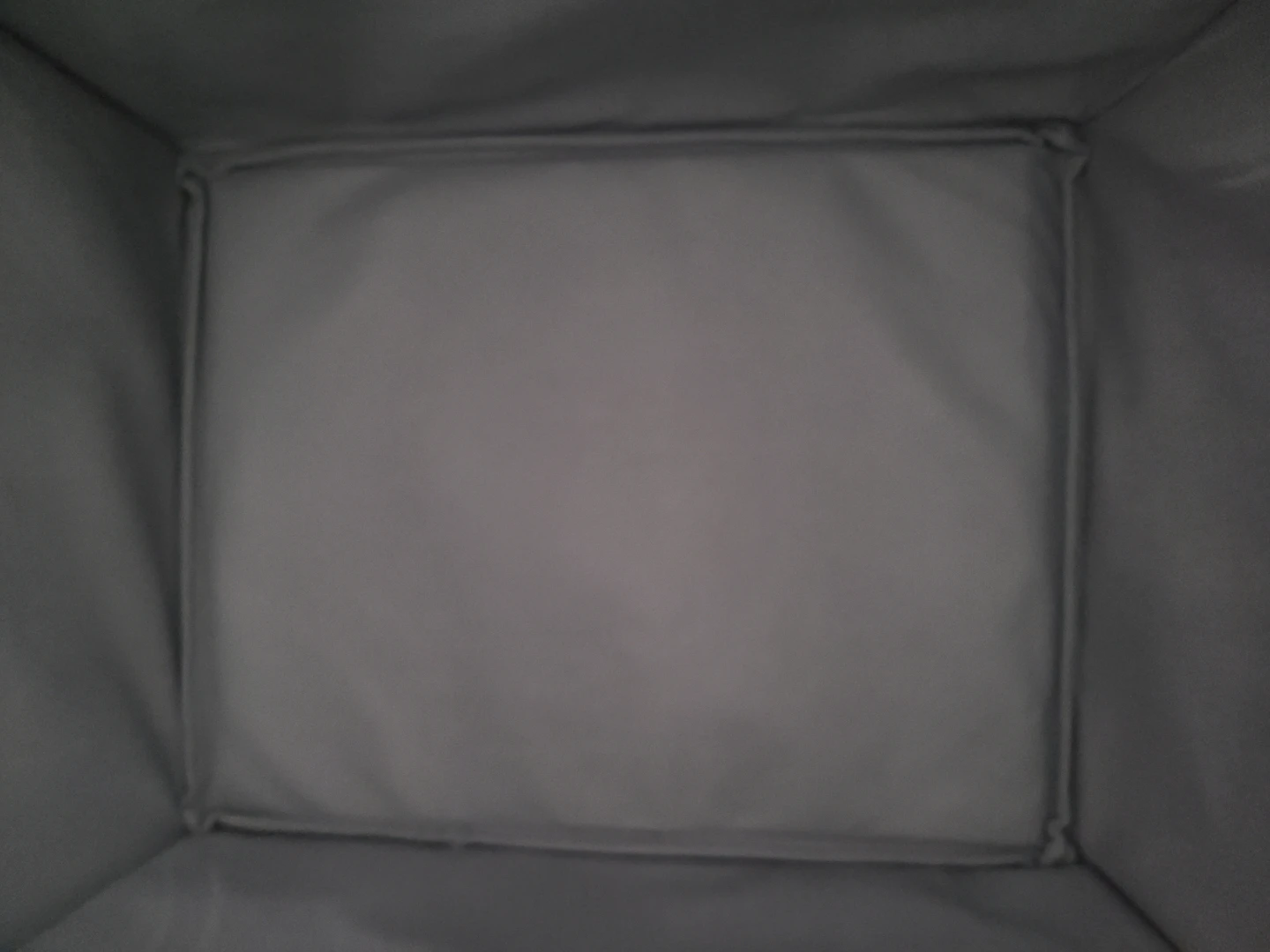 Grey Fabric Storage Bin - photo 2