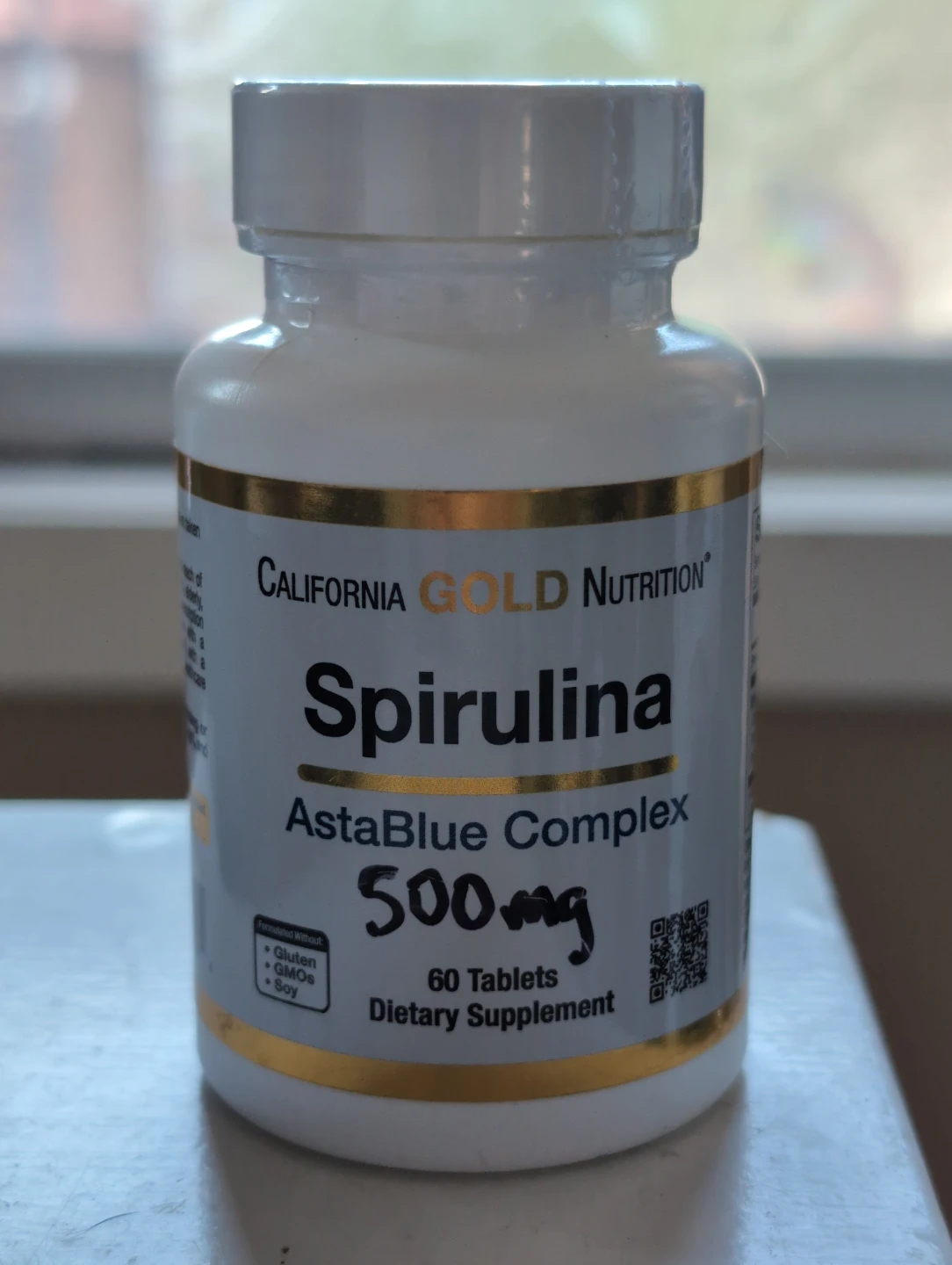 60Tablets-Spirulina AstaBlue Complex 500mg