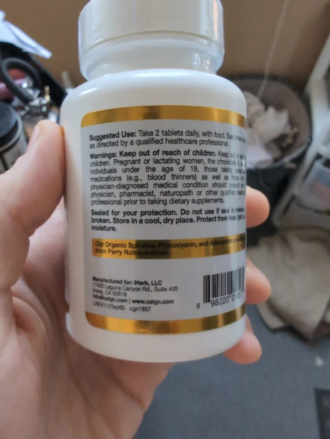 60Tablets-Spirulina AstaBlue Complex 500mg - photo 3