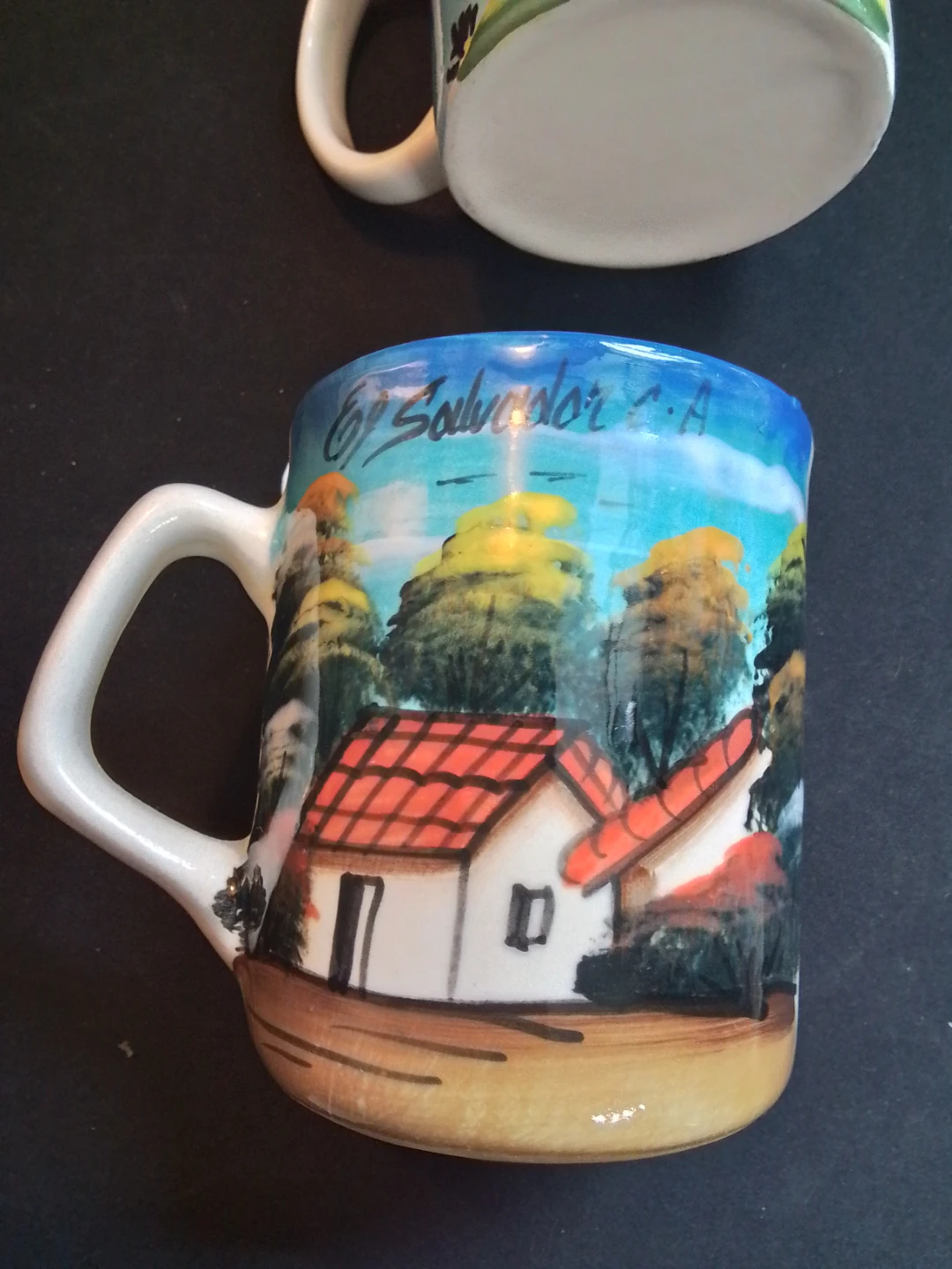 Hand-Painted "Surprise Cockroach" Prank Coffee Mugs - photo 4