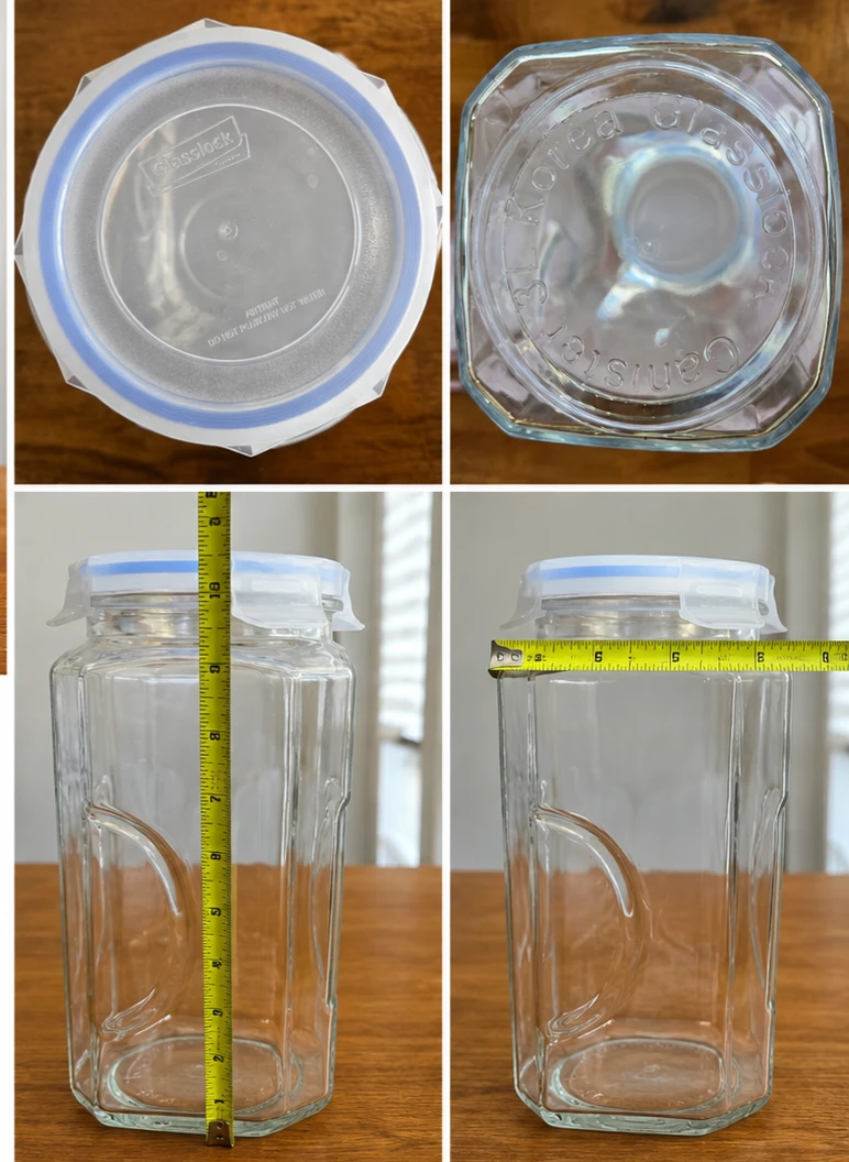 Glasslock Airtight Glass Canisters – Set of 2 - photo 2