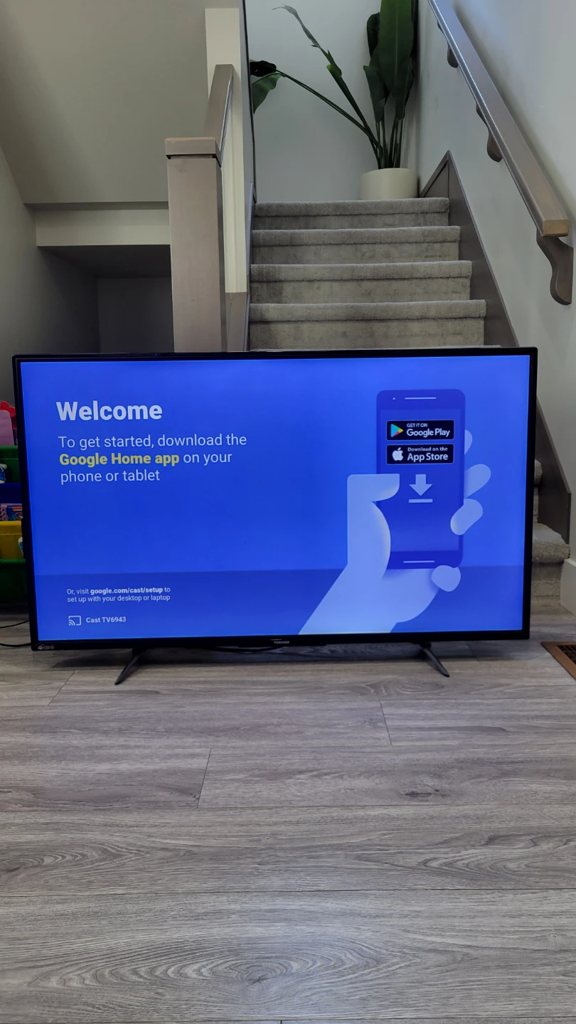 50" TOSHIBA 4K UHD BUILT IN CHROMECAST
