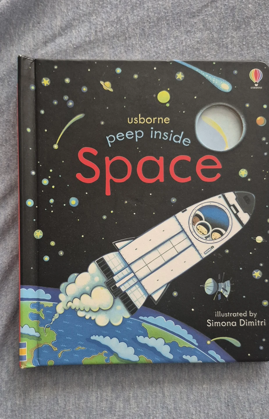 Usborne Peep Inside Space Board Book