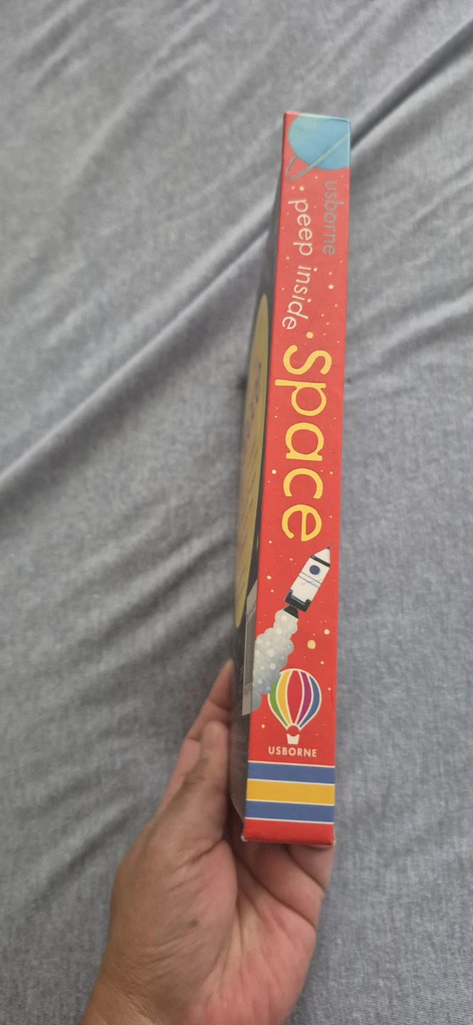 Usborne Peep Inside Space Board Book - photo 2